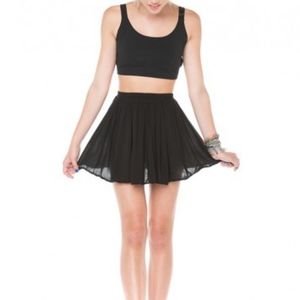 Brandy Melville Black Luma Skirt